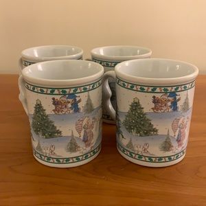 1995 Precious Moments Enesco Holiday Mugs